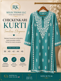 TEAL KARI KURTI